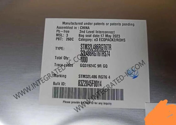 Microcontroller MCU STM32L486RGT6 High-Performance STM32 Ultra Low Power MCU 64-LQFP