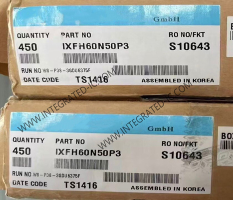 IXFH60N50P3 Integrated Circuit Chip N-Channel Enhancement Power MOSFET Transistors