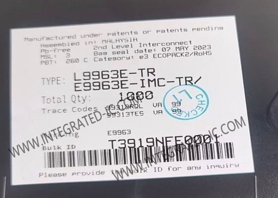 Integrated Circuit Chip L9963E Automotive Battery Monitor IC TQFP64