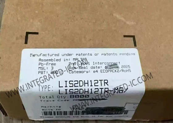 LIS2DH12TR Sensor IC MEMS Digital Output Motion Sensor 3-Axis Linear Accelerometer