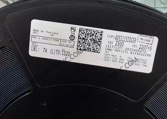 ADS1115IDGSR Integrated Circuit Chip Analog To Digital Converter 16Bit Delta Sigma ADC