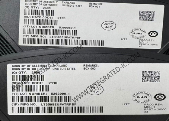 LT3598EUF Integrated Circuit Chip 6-String LED Driver IC 30mA LED Lighting Driver IC