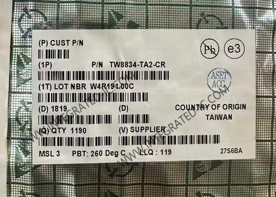 TW8834-TA2-CR Integrated Circuit Chip LCD Video Processor TQFP100 Display Processors