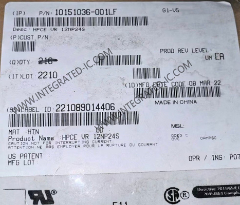 10151036-001LF Connectors Card Edge Connectors HPCE VR 12NP24S Connectors