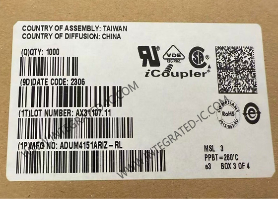 ADUM4151ARIZ Integrated Circuit Chip 5000Vrms Digital Isolators SOIC20 SPI Isolators