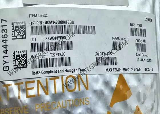 Ethernet IC BCM84880B0IFSBG Single-Chip Integrated Ethernet CMOS Transceiver