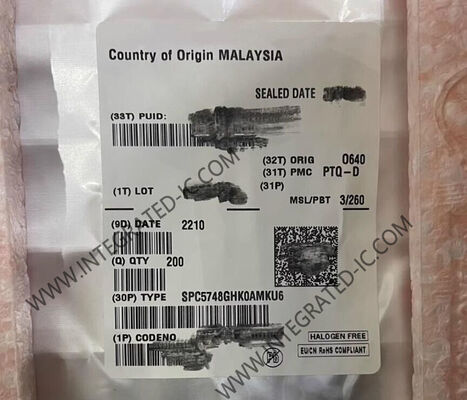 SPC5748GHK0AMKU6 32Bit Tri-Core Microcontroller MCU with 6MB FLASH 32-channels eDMA and LQFP176 Package