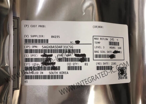 5AGXBA5D4F31C5G Field Programmable Gate Array FPGA IC with Embedded Programmable Logic for High Performance Applications