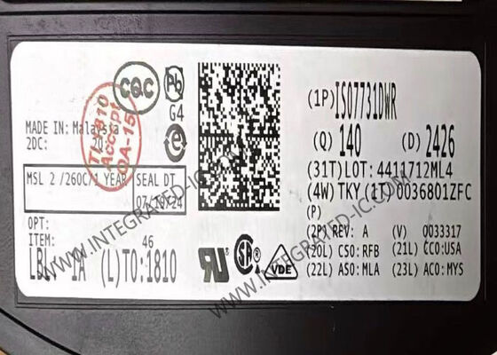 ISO7731DWR High-Speed Reinforced Digital Isolator Integrated Circuit Chip