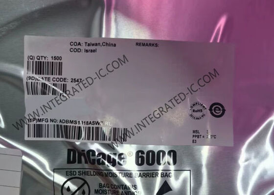 ADBMS1818ASWZ Battery Monitor IC Multi-Chemistry 18 Cells with SPI Interface for High Voltage Battery Strings