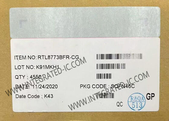 RTL8773BFR Bluetooth IC Highly Integrated Single-Chip BT Controller with Bluetooth 5.1 and UART Interface
