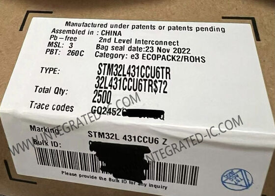 STM32L431CCU6TR Microcontroller MCU 80MHz 32-Bit Single-Core IC